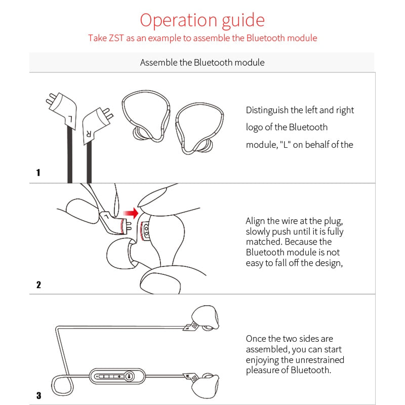 KZ ZST Hybrid In Ear Monitors WIRED and BLUETOOTH