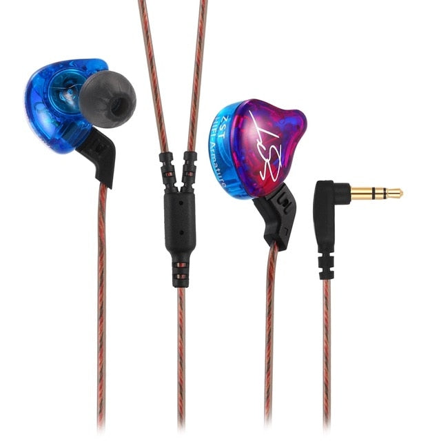 KZ ZST Hybrid In Ear Monitors WIRED and BLUETOOTH