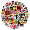 52-Piece Rock and Roll Music Stickers