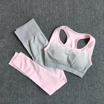 Sports Bra and Leggings Set