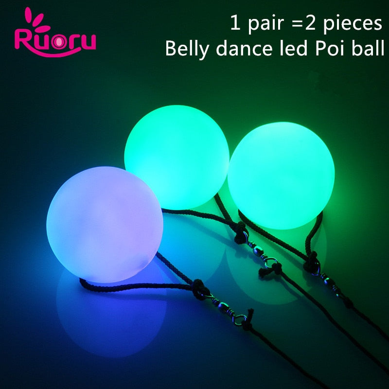 RGB LED POI set (2 Pcs)